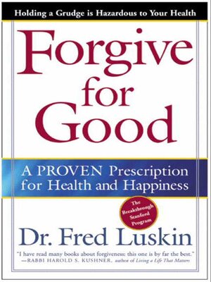 cover image of Forgive for Good